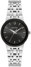 Bulova Watches Bulova Ladies' Corporate Exclusive Futuro Watch, Silvertone with Black Dial