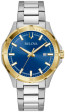 Bulova Watches Corporate Collection Men's Two-tone Bracelet Watch with Blue dial