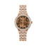 Bulova Watches Ladies Crystal Phantom Faceted Crystal Dial Rose Gold Bracelet