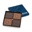  Custom Milk and Dark Logo Chocolate Squares with Gift Box - 8 -Piece