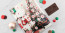 Advent Calendar 24 Piece stock Coins Plus 3 x 5 Custom Chocolate Bar