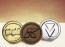 Custom Chocolate Foil Coins in Choice of Foil Color - 1.5 Dia