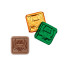  Custom Chocolate Foil Squares in Choice of Foil Color - 1.5 Sq