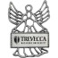 Angel Christmas Ornament with Cast Pewter Finish