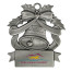 Pewter Finish Bell Shape Ornament