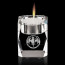 Abbey Candleholder - Optical Crystal 2-3/8