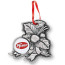 Holly Leaf 3D Christmas Ornament with Color Imprint