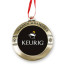 Round Happy Holidays Custom Photo Christmas Ornament with 4CP Decal