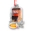 Holly Leaves 3D Solid Pewter Rectangle Photo Insert Ornament