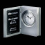Dodsworth Book Clock - Alumunim 4.5 in.