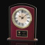 Rhonda Clock - Sepia/Rosewood 6 1/2in.
