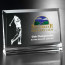 Hobart Optical Crystal Award 8 in. W