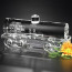 Crystal Tank Car Train 10-1/2 in. W