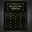 Black Piano Finish Perpetual Plaque