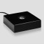 Black Piano Finish Lighted Square Base 3-1/2