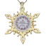 Gold Snowflake Shape Die Cast Holiday Ornament