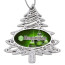  Custom Glitter Christmas Tree Ornament