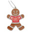  Custom Gingerbread Man Holiday Ornament