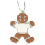  Custom Gingerbread Man Holiday Ornament