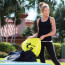  Custom Tennis Ball Shaped Color Fitness Towel - Stock Design