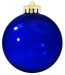 USA Shatterproof Christmas Ball Ornaments - Translucent Blue