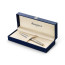  Waterman Hemisphere Stainless Steel - Gold Trim Ballpoint - Blue Ink