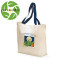 Navy Colored Handle Tote Bag Kid-friendly/CPSIA compliant