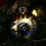  Custom Christmas Ornaments - Gold Light-Up Glass Ornament