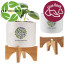 Ceramic Planter Set with Imprint