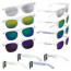 Mirrored Lens Sunglasses with Imprint on the Arms