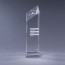 Encore Optical Crystal Award - Clear Base - LG