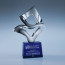 Peformer Resin and Optic Crystal Award in Blue