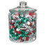 Gallon Glass Jar with Hershey's Holiday Kisses Business Gift