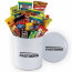 3.5 Gallon Crowd Pleaser Tin filled with Candy and Cookies