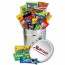  3.5 Gallon Crowd Pleaser Tin filled with Candy and Cookies