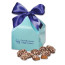  English Butter Toffee in Robin's Egg Blue Gift Box with Imprint and Bow