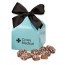  English Butter Toffee in Robin's Egg Blue Gift Box with Imprint and Bow
