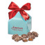  English Butter Toffee in Robin's Egg Blue Gift Box with Imprint and Bow