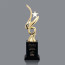 Lorita Star Award - Gold/Black 12 1/2in.