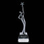Star Goddess Optical Crystal Award 11 in.