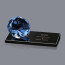 Gemstone Award on Black - Sapphire