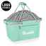  Metro Basket Collapsible Cooler Tote, (Teal)