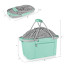  Metro Basket Collapsible Cooler Tote, (Teal)