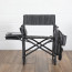  Fusion Backpack Chair with Cooler, (Dark Grey with Black)