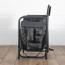  Fusion Backpack Chair with Cooler, (Dark Grey with Black)