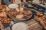 Lazy Susan Serving Tray, (Fire Acacia Wood)