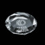 Octagon Amherst Paperweight - Optical Crytal Paperweight 2 3/4 in.
