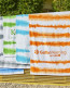 Good Vibes Cabana Stripe Beach Towel