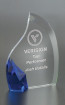 Empower Award with Custom Glow Glass Wedge - Large