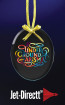  Custom Oval Glass Ornament or Suncatcher 3.75 in.